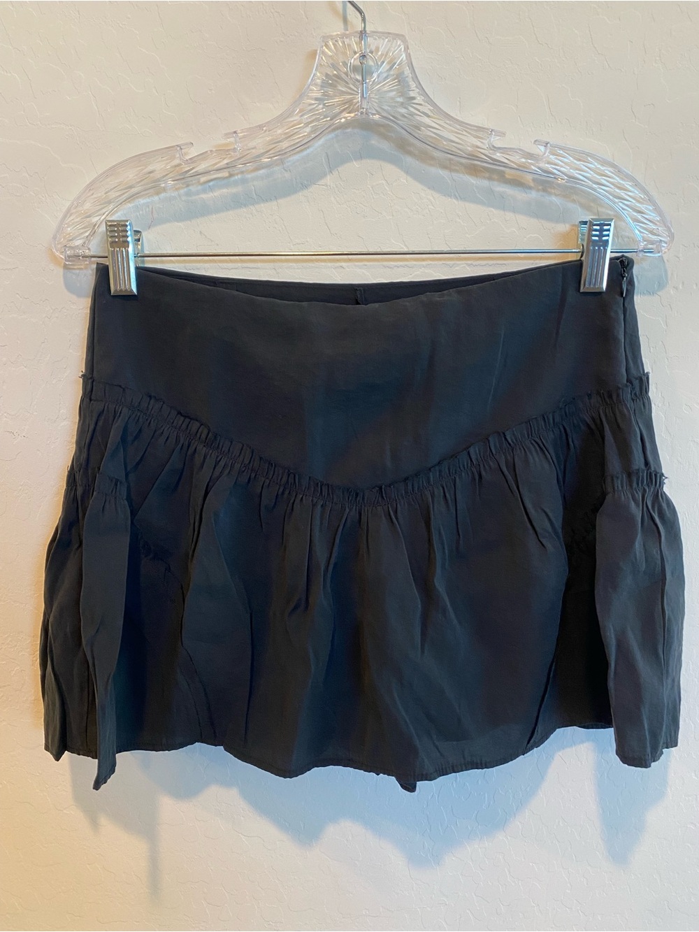 Zara Black Ruffle Mini Skort